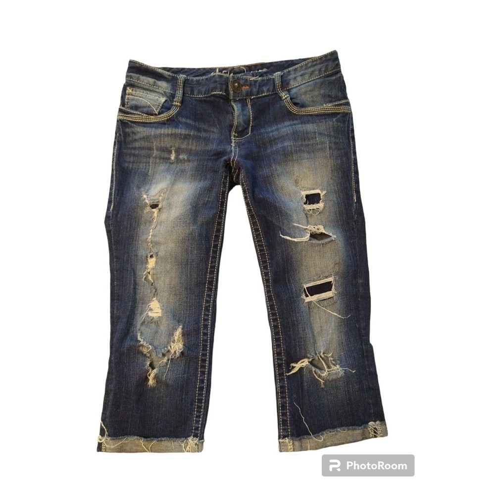 Ariya cropped distressed Jeans 5/6 Beachy Y2K